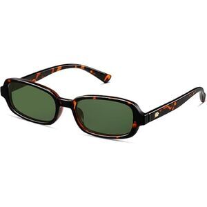 Trendy Retro 90s Small Square Rectangle Sunglasses for Women UV400 Protection